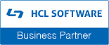 Logo der Firma H C L mit dem Text H C L Software Business Partner